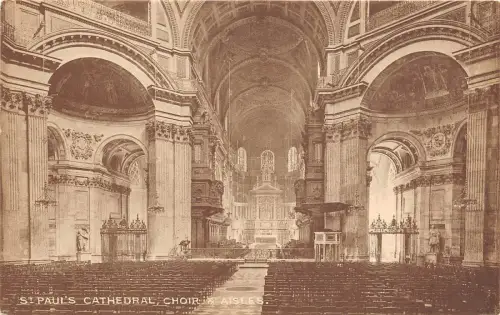 B90865 st paul s cathedral chor aisles london uk