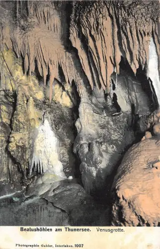 B44191 Beatushohlen am Thunersee Venusgrotte Schweiz