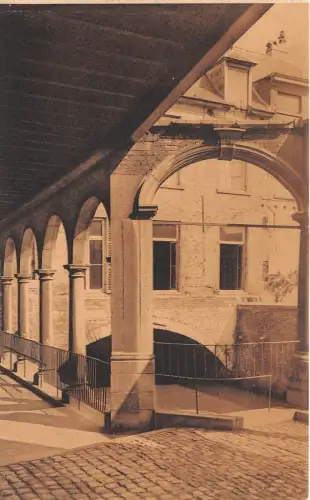 B24104 Historisches Gebäude Löwen Belgien sinte gertruidis abdij