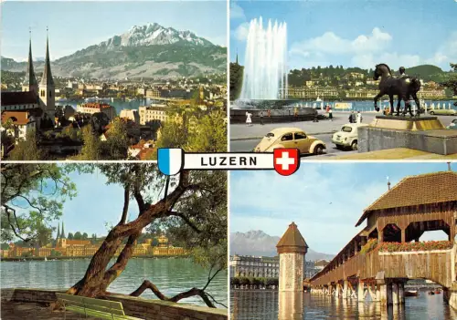 BG12262 Volkswagen Käfer Auto Voiture Luzern Schweiz