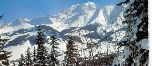 BR14908 L hiver en montagne plasisir de la niege France 7x4 cm france