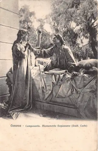 B6144 Italien Genua Camposanto Monumento Dopassano