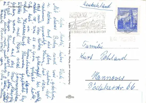 BG26787 Seilbahn Pfanderbahn Bregenz A B Österreich