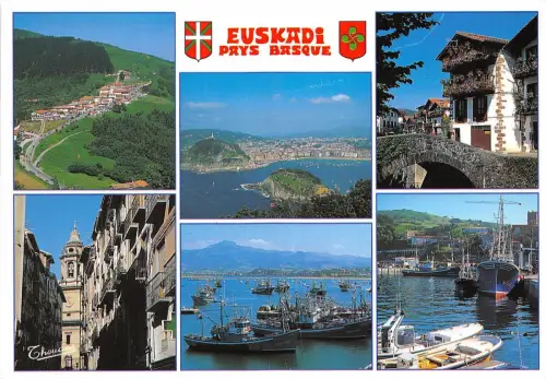 B49865 Baskenland Boote Bateaux Multiviews Frankreich