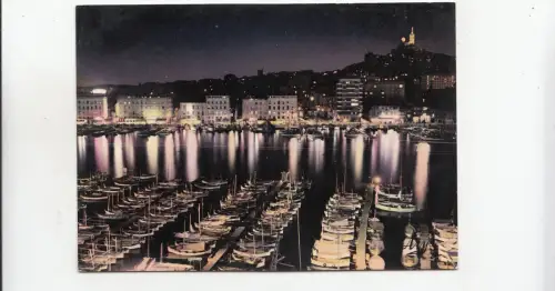 BF31439 marseille le viuex port et notre dame france front/back image
