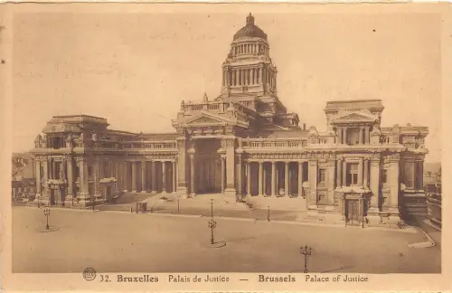 BR32088 Bruxelles Palais de Justice belgium