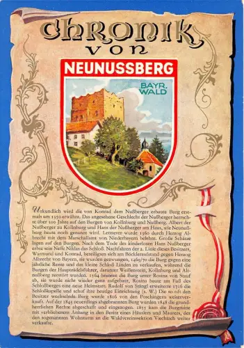 BG9994 Chronik von neunussberg bayr wald germany