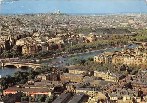 B31316 Paris vom Eiffelturm Frankreich aus gesehen