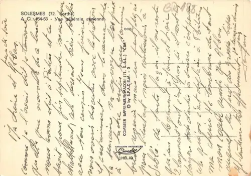 BR188 Solesmes vue generale france