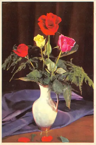 B52044 Fleurs Blumen Rosen