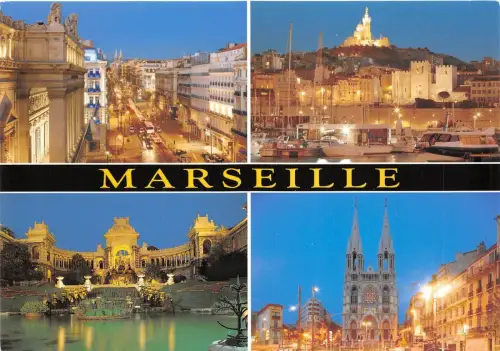 B49625 Marseille Multi Vues Frankreich