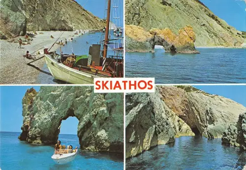 B96398 Skiathos Schiffsbateaux Griechenland