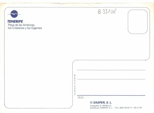 B33108 Teneriffa Playa de las Americas Spanien