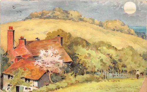 B4950 Paysage rurale front/back scan