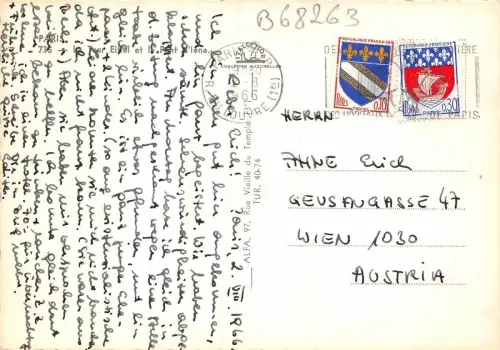 B68263 Frankreich Paris Tour Eiffel