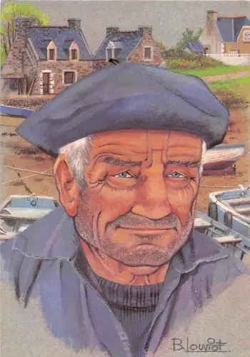 BF39111 les marins de bernard louviot Gemälde Kunst Postkarte