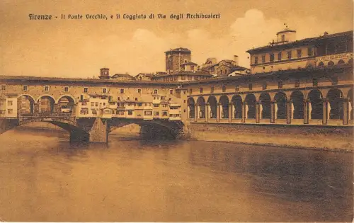 B63345 Firenze Il Ponte Vecchio Italien