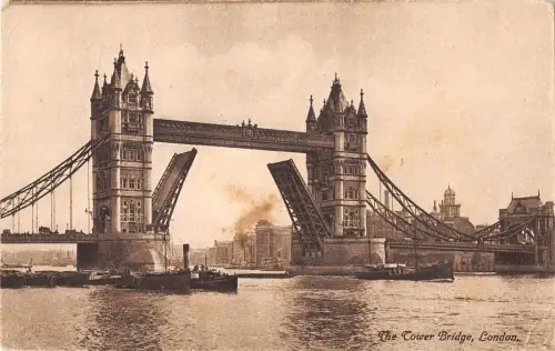 uk3757 the tower bridge london ship real photo uk