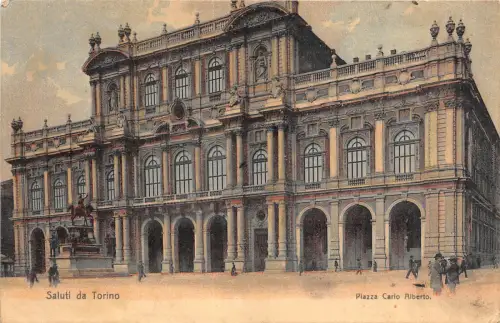 Br35347 Torino Piazza Carlo Alberto Italien