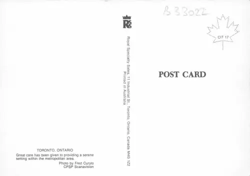 B33022 Toronto canada