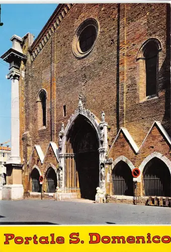 B70573 Pesaro facciata e portale antica chiesa Italien