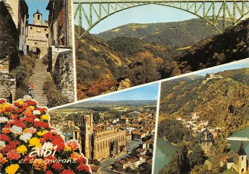 BR1434 France Albi Viaduc du Viar multi vues