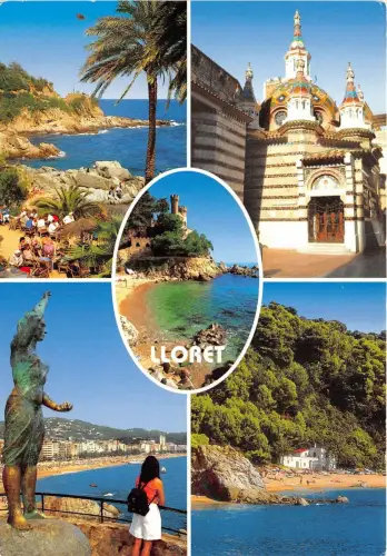 B53277 Costa Brava Lloret de Mar multi vues spain