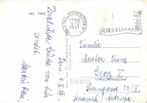 B68706 Frankreich Paris Multiviews