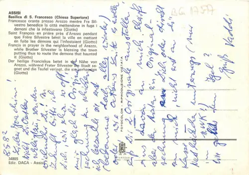 BG17577 assisi basilica di s francesco chiesa superiore italy