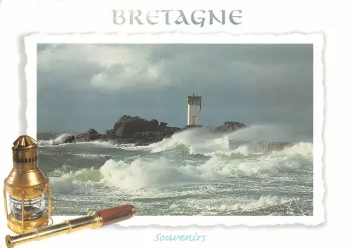 B51702 Bretagne Wo immer das Meer bedroht hält ein Turm Wacht Phares Frankreich