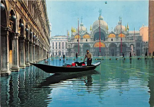 B54328 Venezia Piazzeta S Marco Boote Bateaux Italien