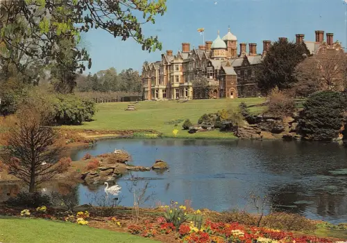 B97306 sandringham house from the south east uk