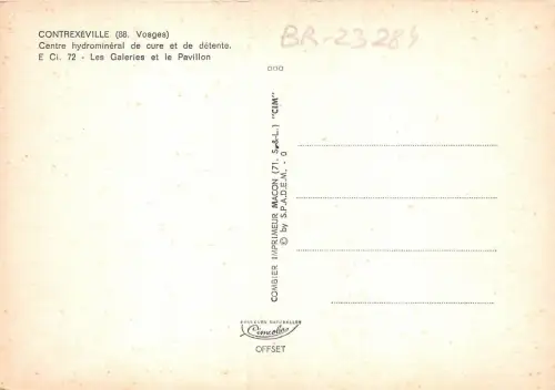 BR23284 Centre hydromineral de cure Contrexeville france