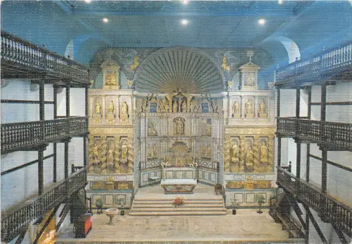 BR8398 Saint Pee Sur Nivelle L'Interieur de l'Eglise Postkarte Frankreich