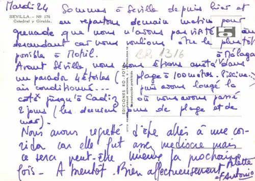 BR1316 Spanien Sevilla Catedral y Giralda