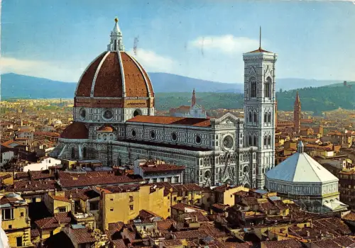 B75847 firenze catedrale e panorama italy
