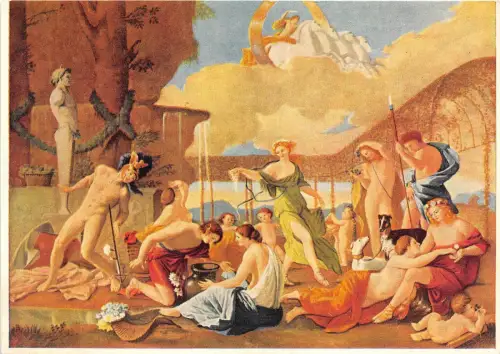 B19300 Kunst Gemälde Nicolas Poussin