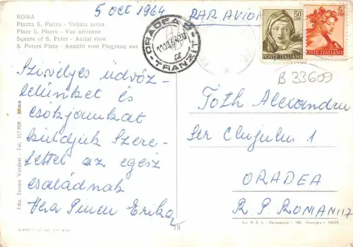 B33609 Roma Petersplatz Italien