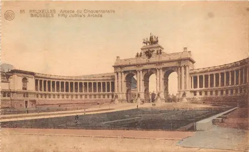 Br35021 Bruxelles Arcade du Cinquantenaire belgium