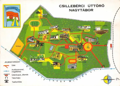 BC60083 Karten Cartes geographiques Csilleberci Uttoro Nagytabor