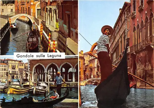 BR784 Italia Gondole sulla Laguna multivues italy