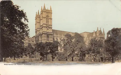 BR94652 westminster abbey london litho uk