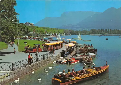 BR4507 Lac d annecy la Baie d albigny et le champ de mArs france