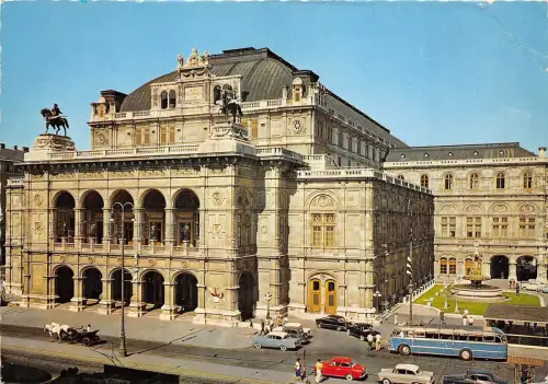 B48312 Wien Opernhaus Autobus Österreich