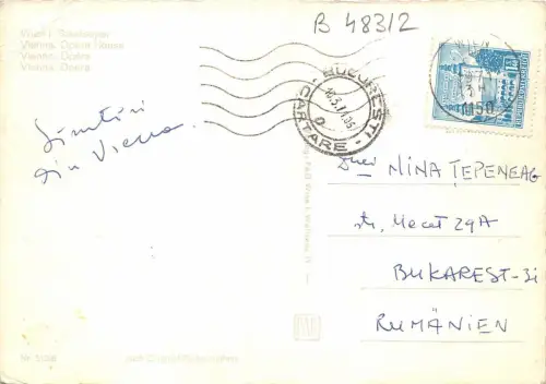 B48312 Wien Opernhaus Autobus Österreich