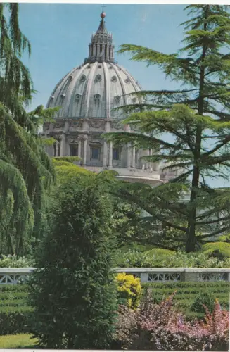 BF23220 roma cupola della basilica di s pietro italy front/back image