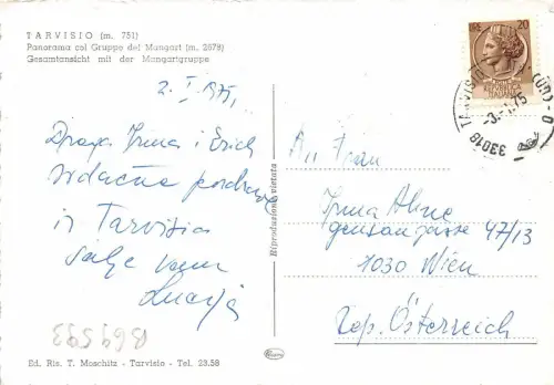 B69593 Italia Tarvisio Panorama Italien