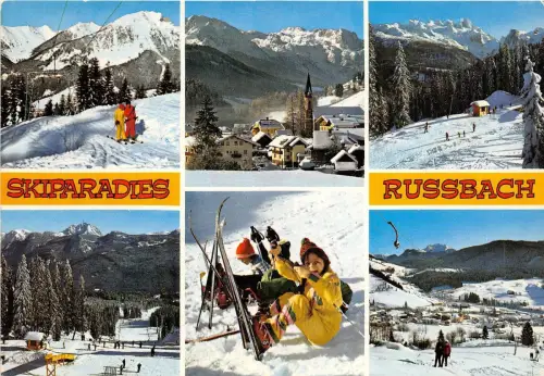 B67590 Österreich Skiparadies Russbach am Tennengebirge Multiviews