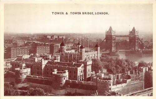 BR60766 Tower and Tower Bridge London UK