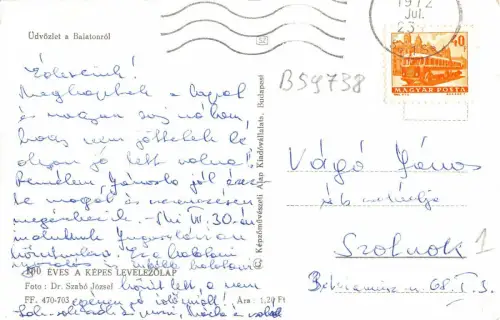 BC59738 Bateaux Schiffe Balaton